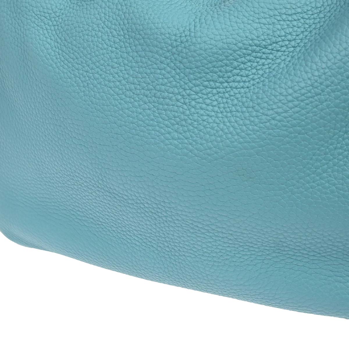 Hermes Bleu Atoll Taurillon Clemence Lindy 34 Shoulder Bag