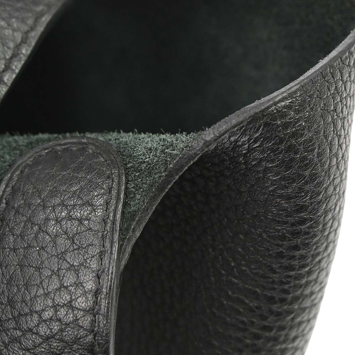 Hermes Black Taurillon Clemence Picotin Lock 18 PM Handbag