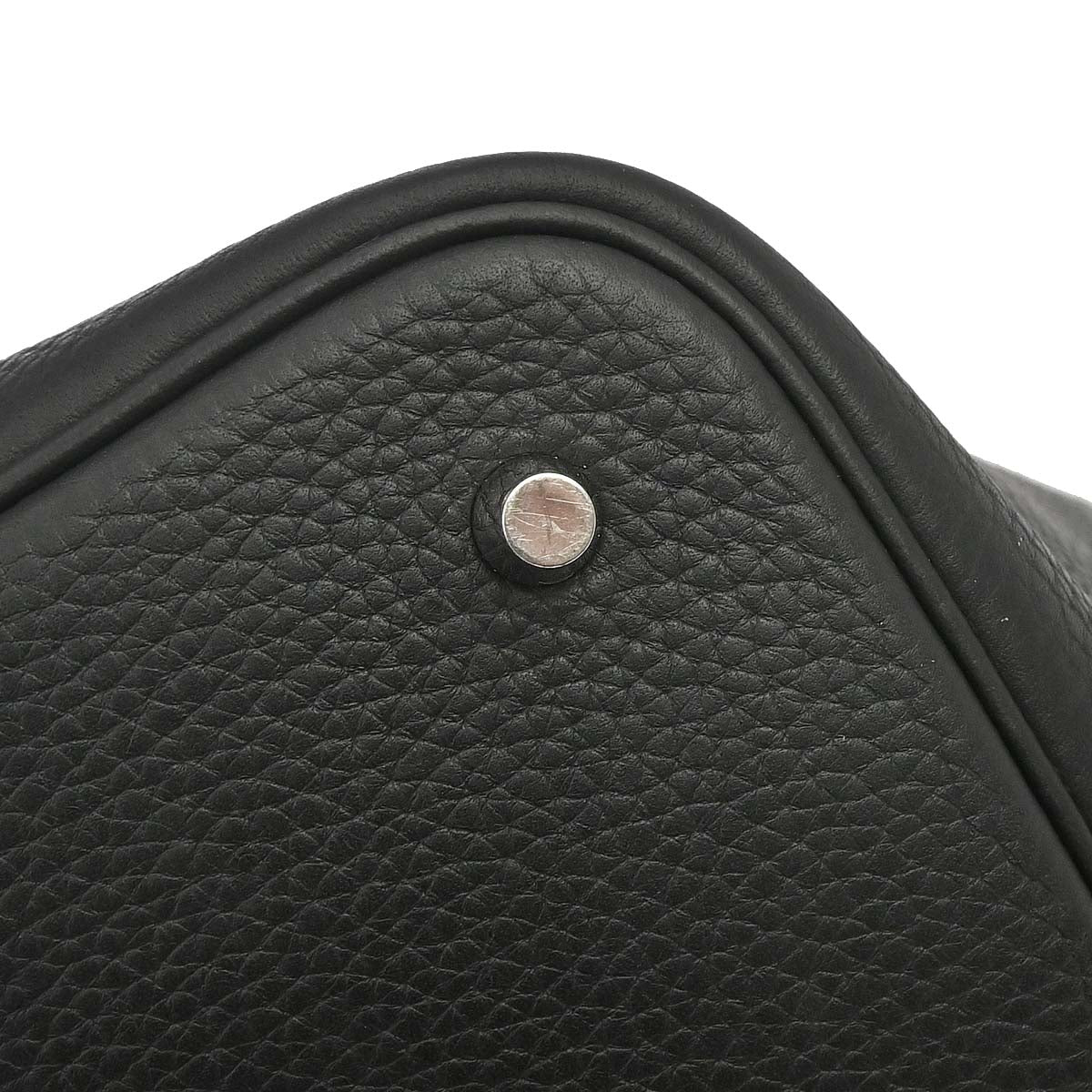 Hermes Black Togo Picotin Lock 22 MM Handbag