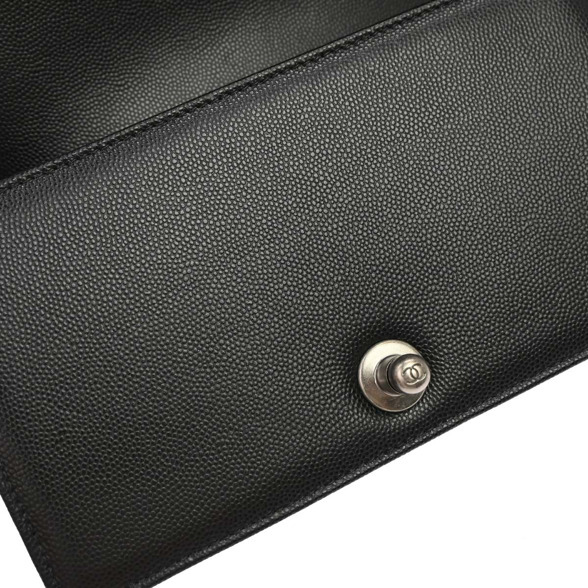 Boy Chanel 2019 Black Caviar Skin Small Chain Shoulder Bag