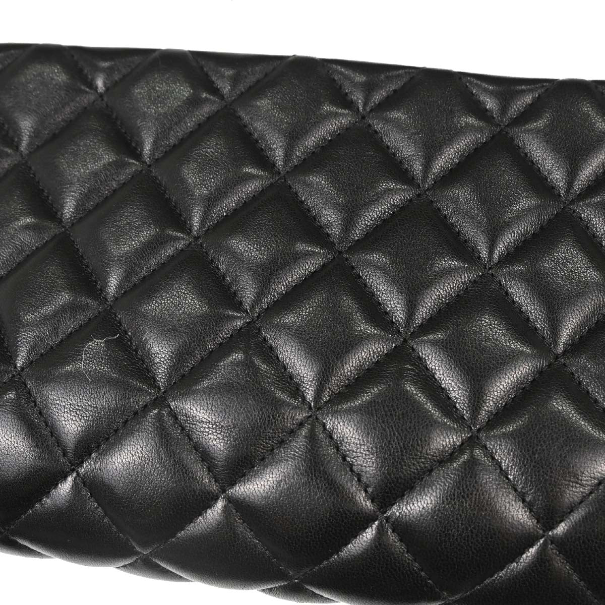 Chanel Black Lambskin Around the World Handbag