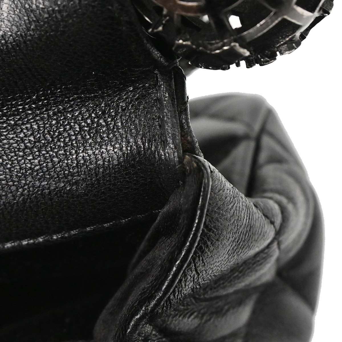 Chanel Black Lambskin Around the World Handbag
