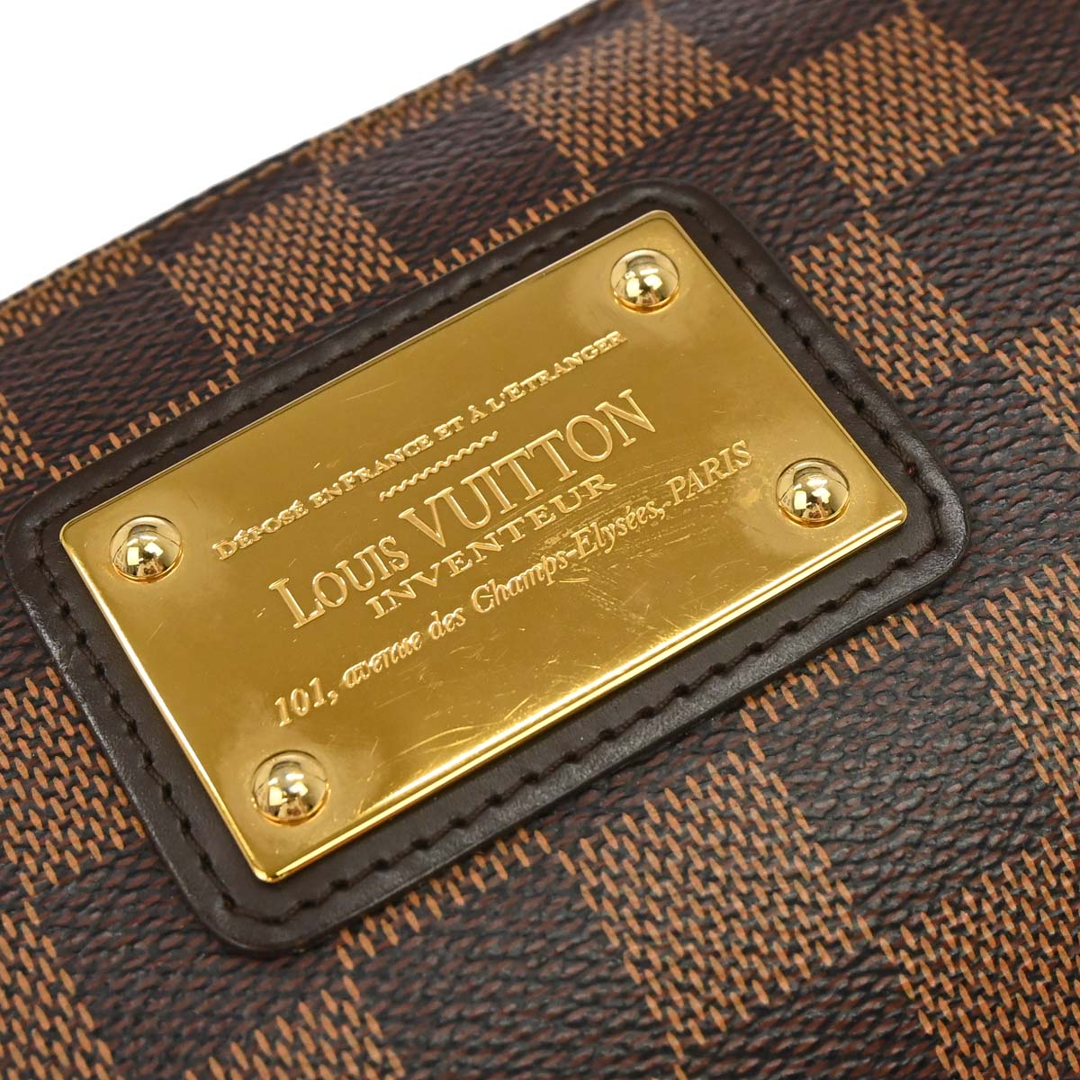 Louis Vuitton 2013 Damier Eva 2way Shoulder Chain Handbag N55213