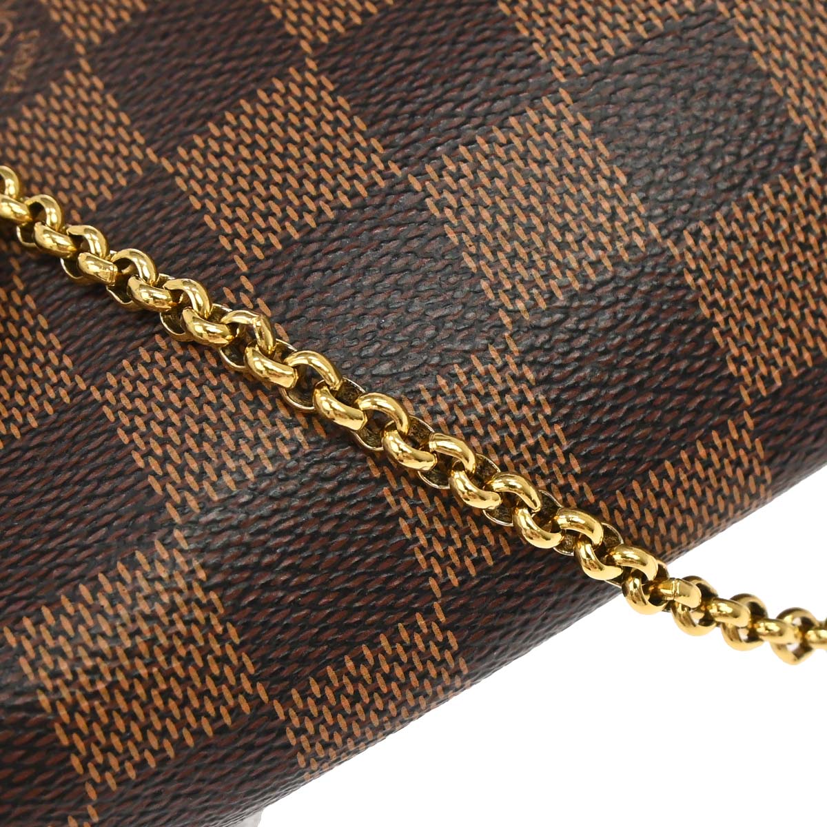 Louis Vuitton 2013 Damier Eva 2way Shoulder Chain Handbag N55213