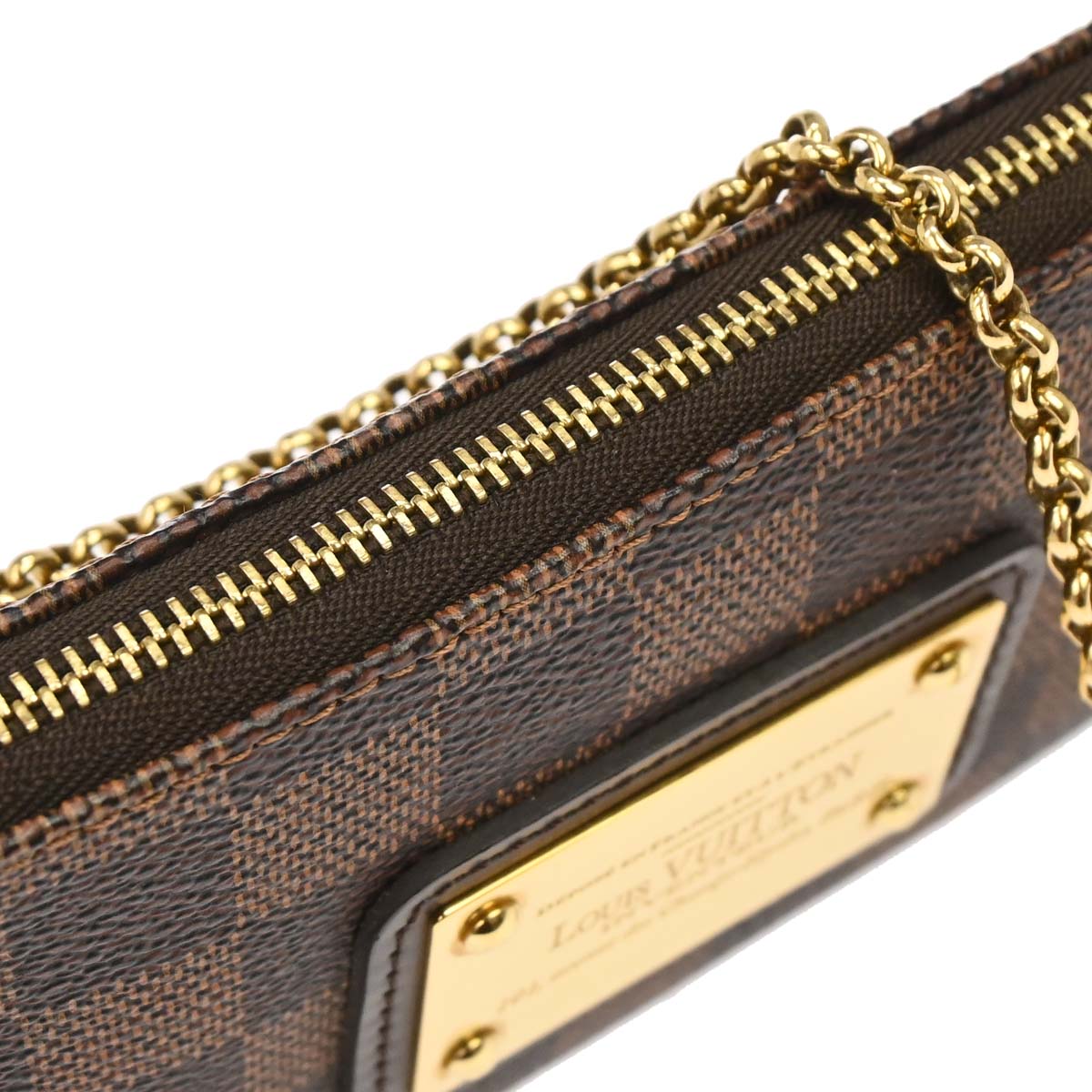 Louis Vuitton 2015 Damier Eva 2way Shoulder Chain Handbag N55213