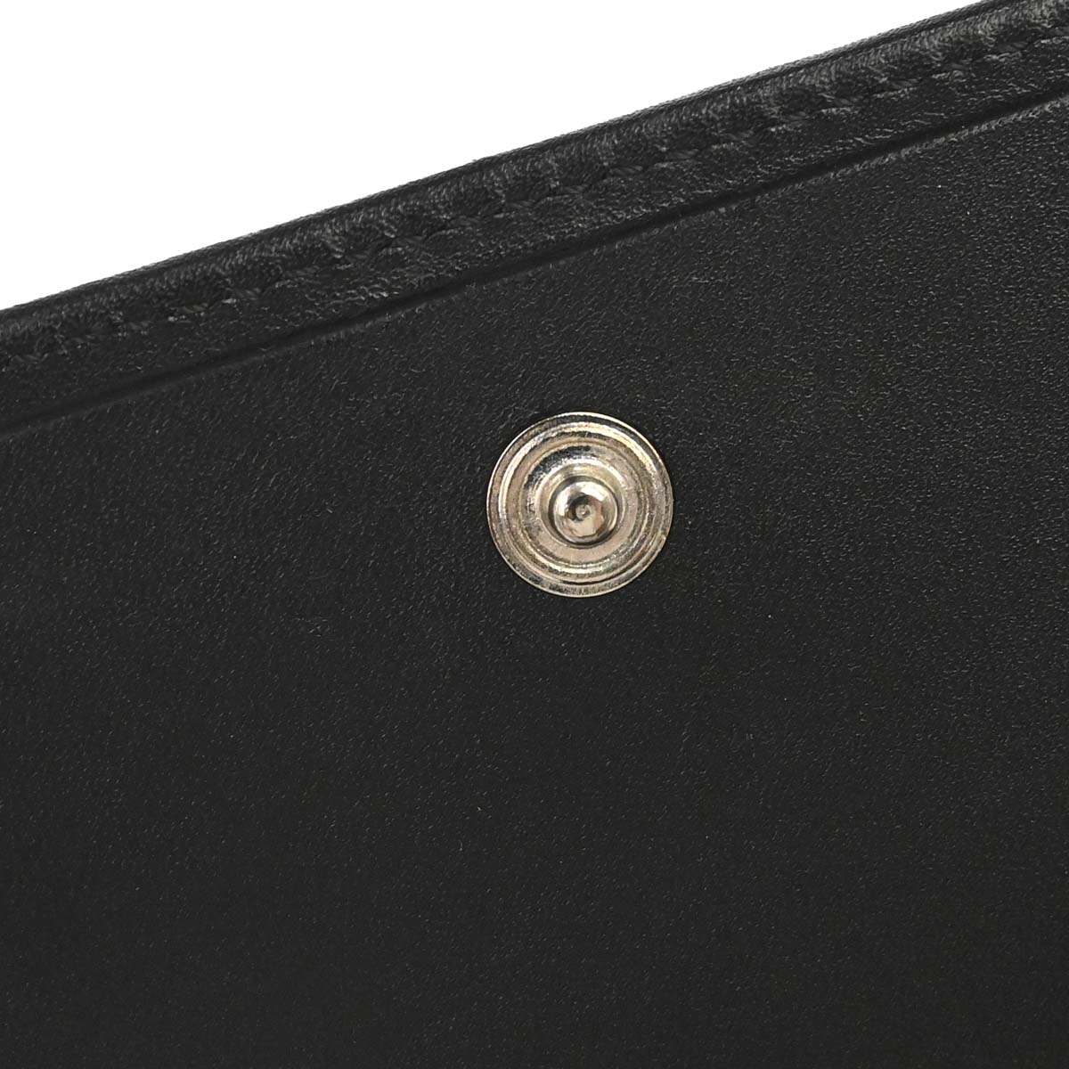 Chanel Black Calfskin Cambon Ligne Bifold Wallet