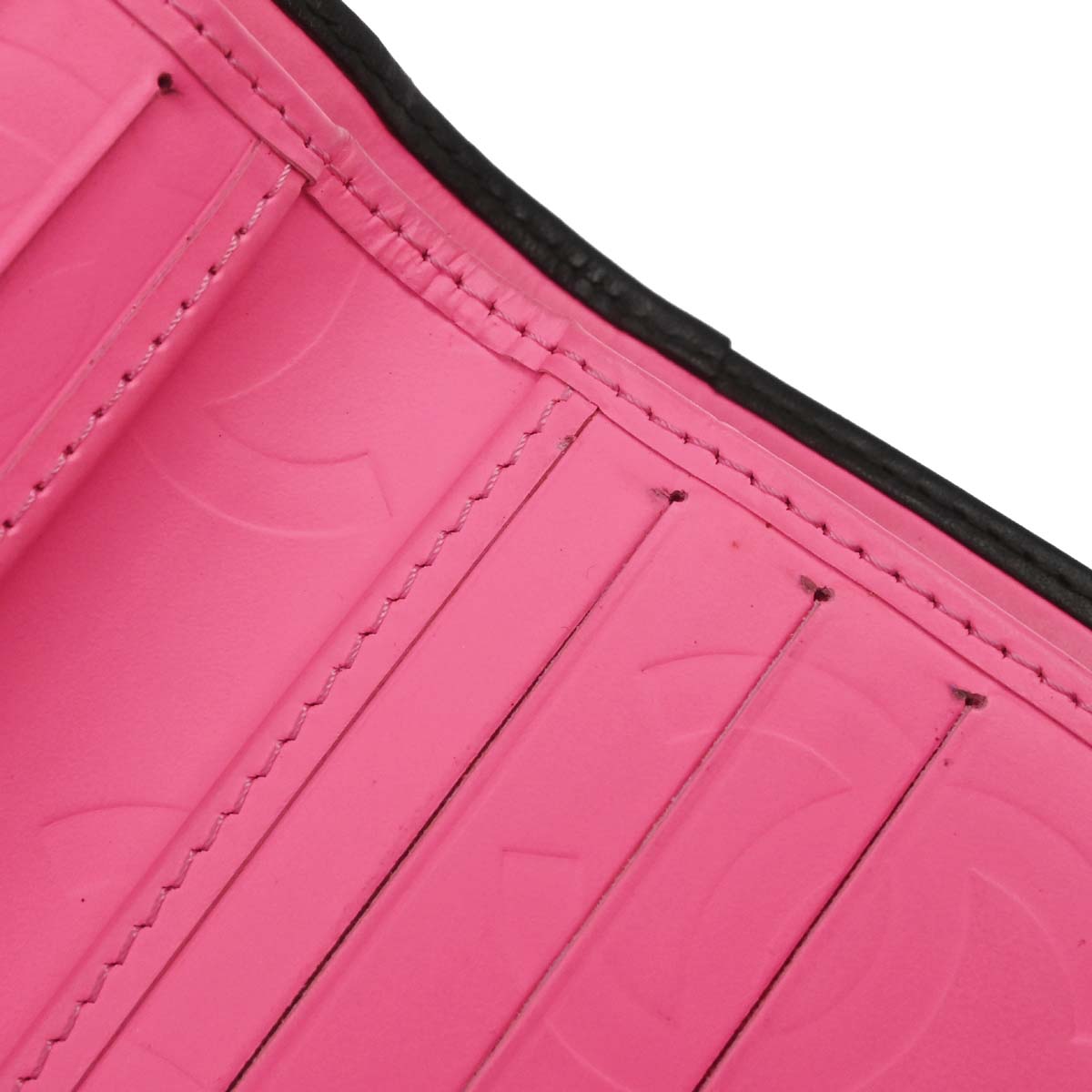 Chanel Black Calfskin Cambon Ligne Bifold Wallet