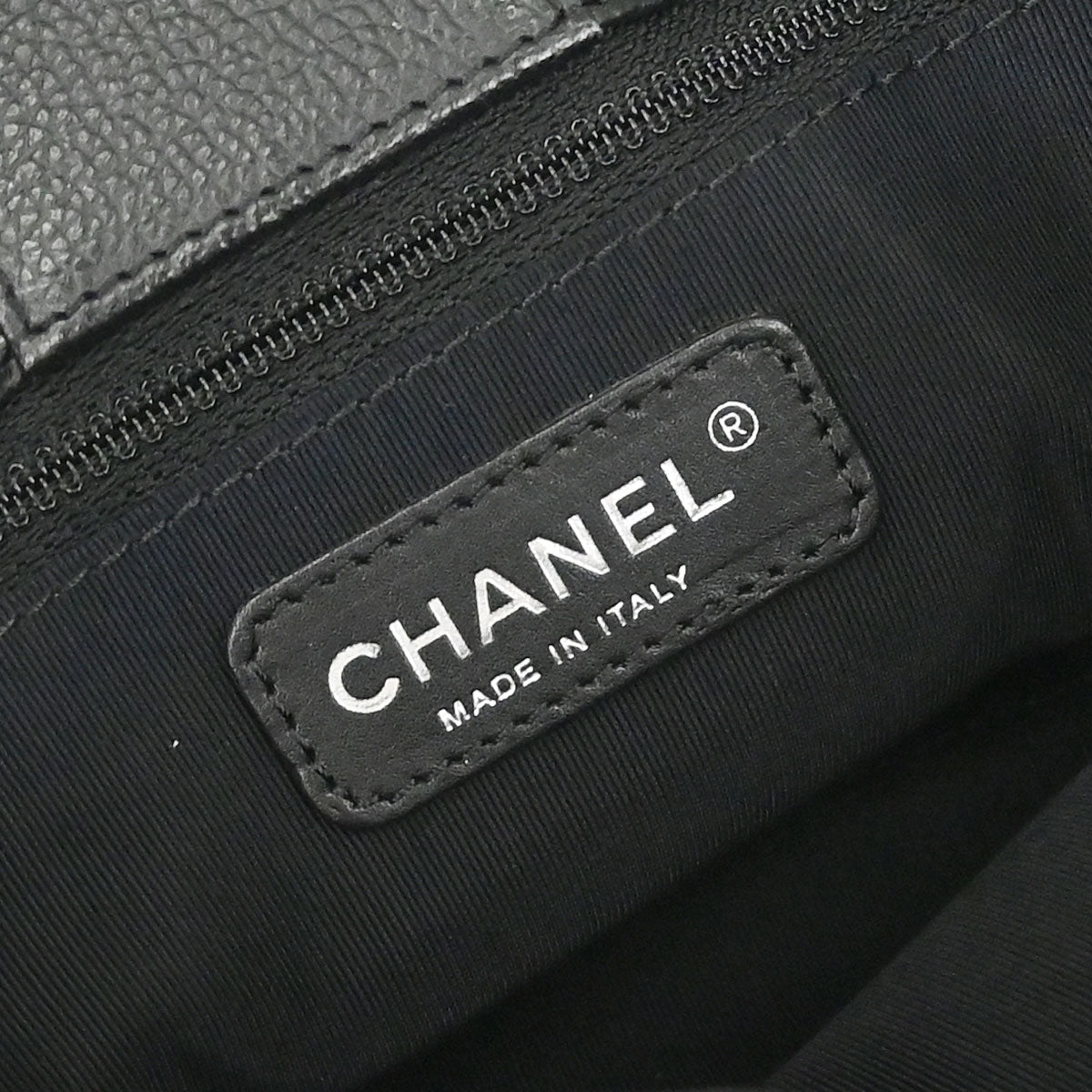 Chanel 2013-2014 Black Calfskin Executive Cerf 2way Shoulder Tote Bag
