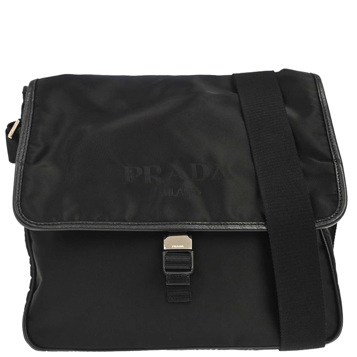Prada Black Nylon Shoulder Bag