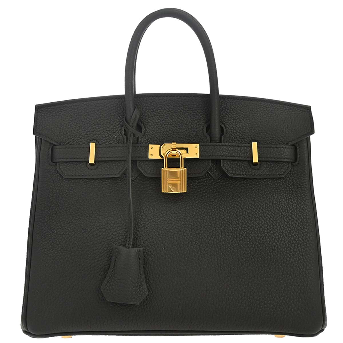 Hermes Black Togo Birkin 25 Handbag