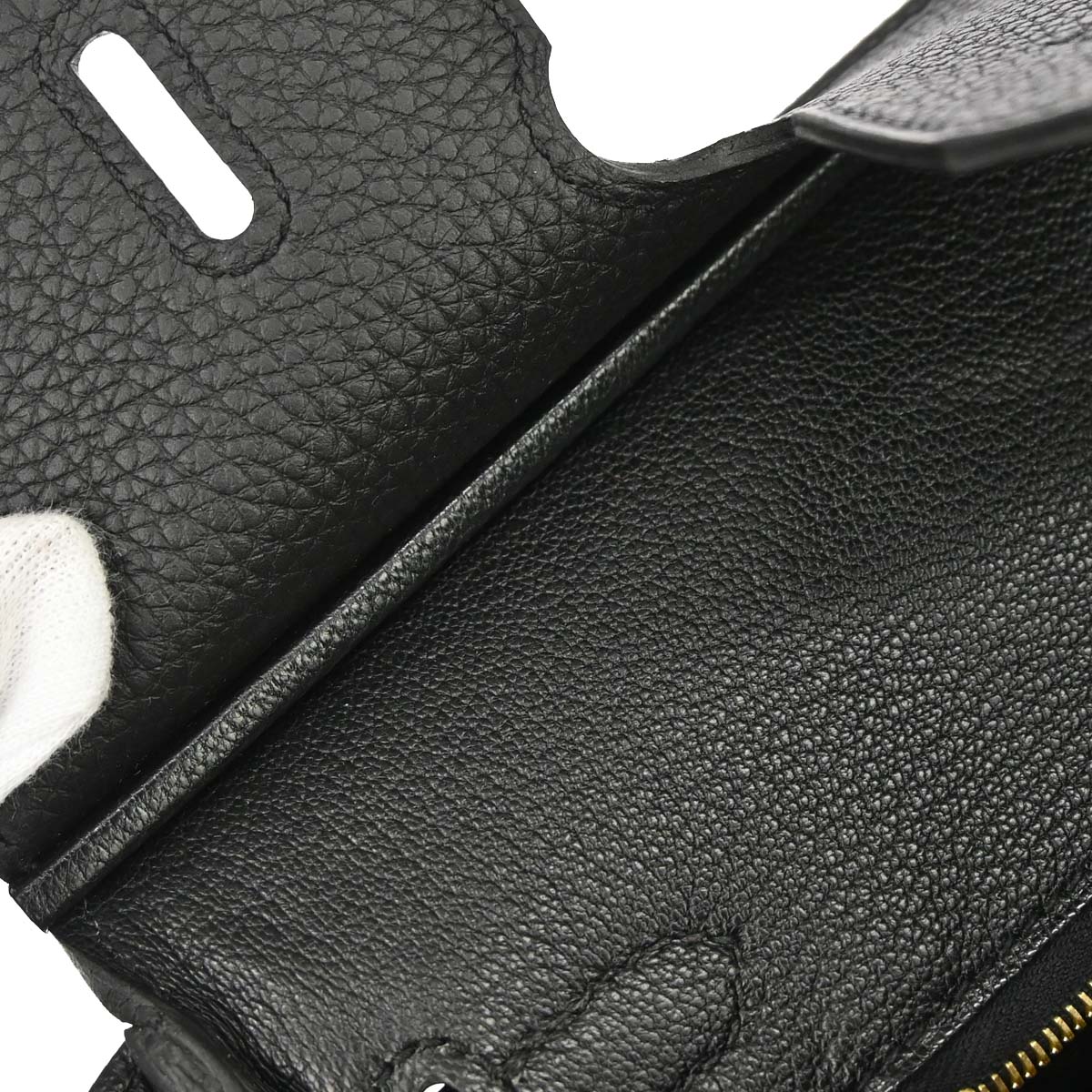 Hermes Black Togo Birkin 25 Handbag