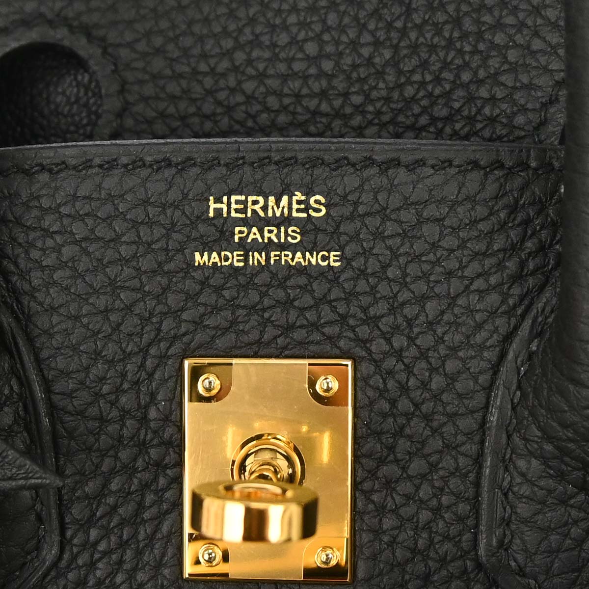 Hermes Black Togo Birkin 25 Handbag