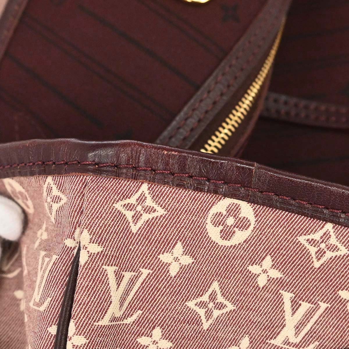 Louis Vuitton 2012 Bordeaux Monogram Idylle Neverfull MM Tote M40515
