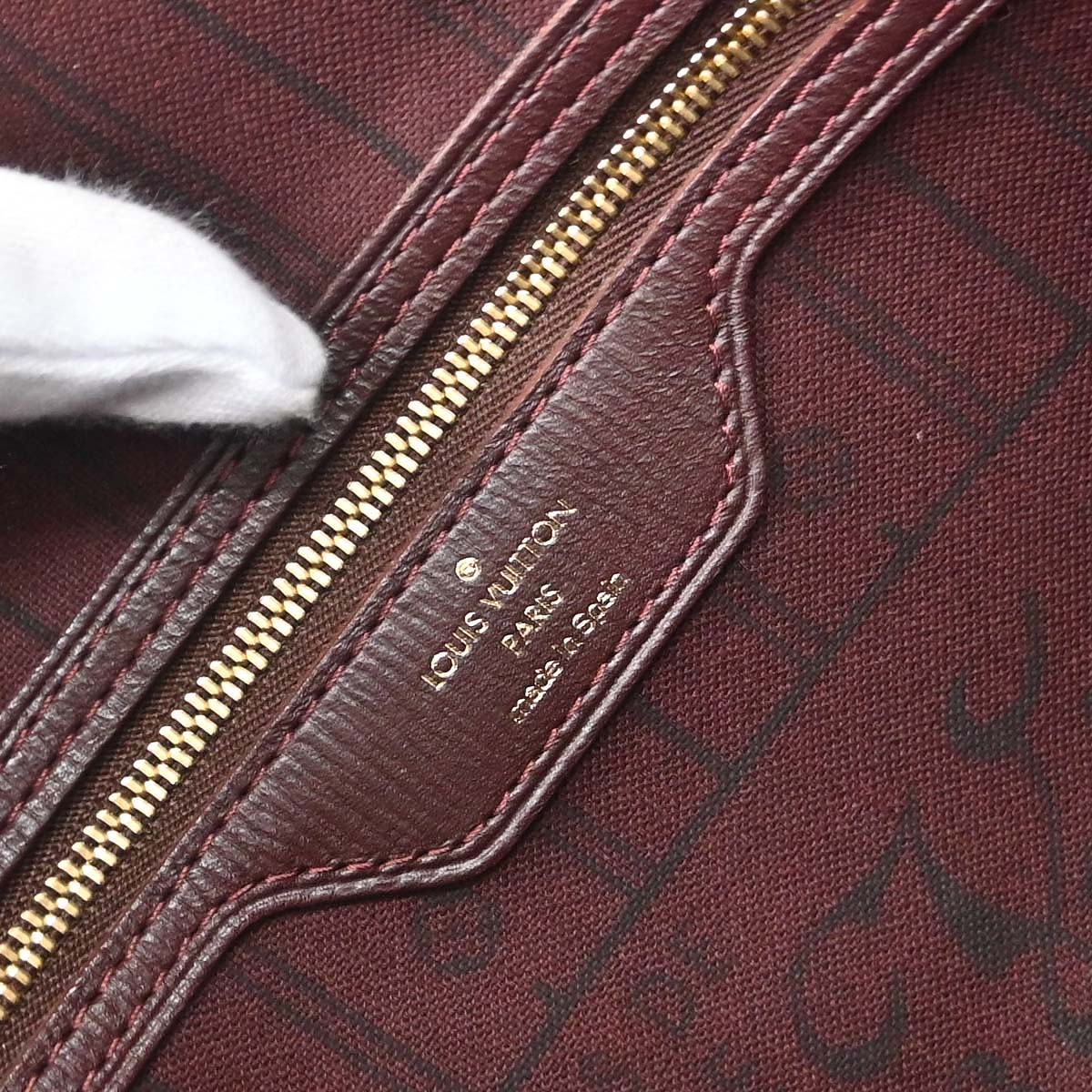 Louis Vuitton 2012 Bordeaux Monogram Idylle Neverfull MM Tote M40515