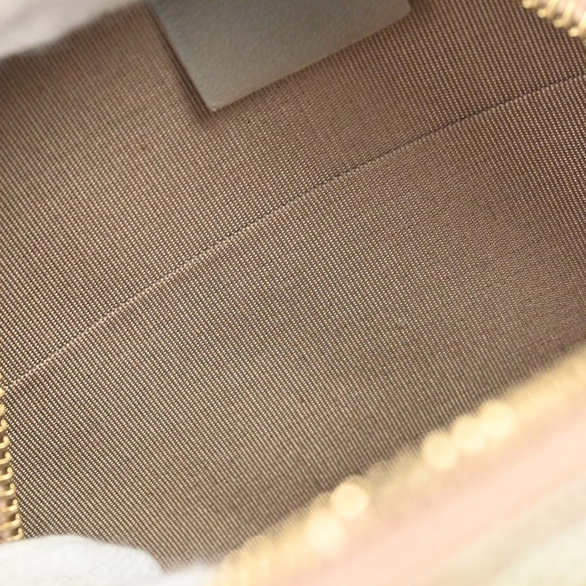 Chanel 2019 Beige Caviar Skin Iridescent Round Shoulder Bag