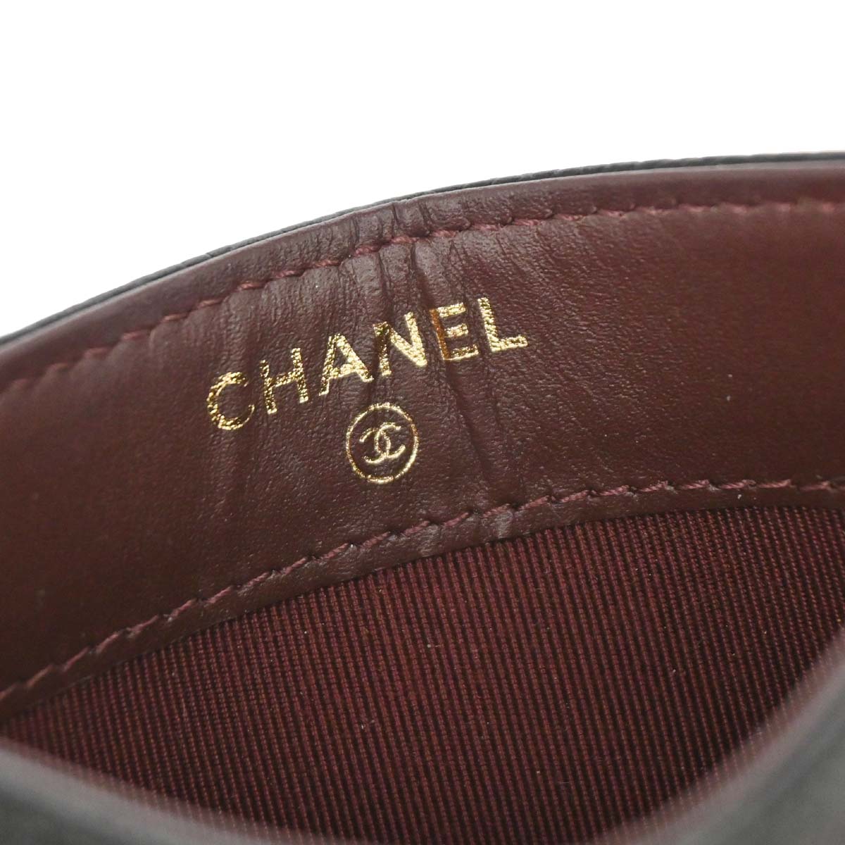 Chanel 2016-2017 Black Caviar Skin Cardholder Small Good