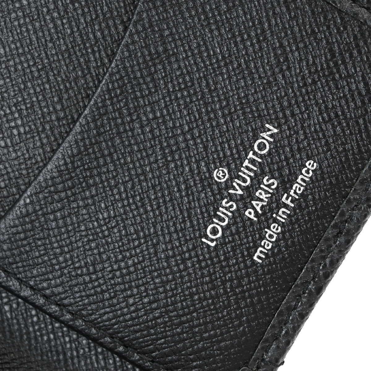 Louis Vuitton Black Taiga Organizer De Poche Cardholder M30512