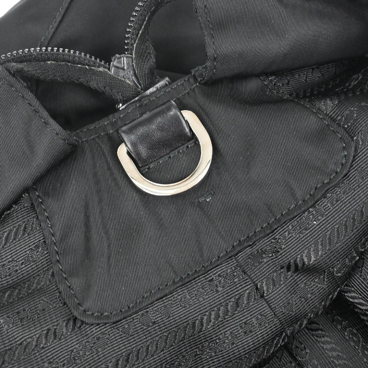 Prada Black Nylon 2way Shoulder Tote Handbag