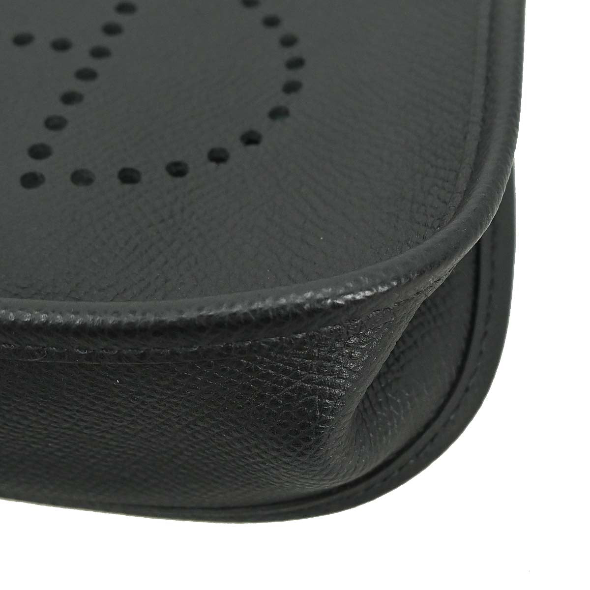 Hermes Black Epsom Evelyne TPM Shoulder Bag