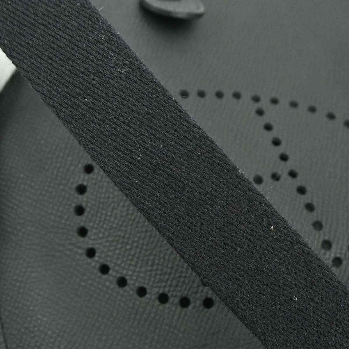 Hermes Black Epsom Evelyne TPM Shoulder Bag