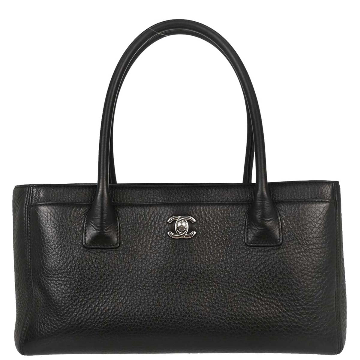Chanel Black Deerskin Executive Cerf Tote Bag