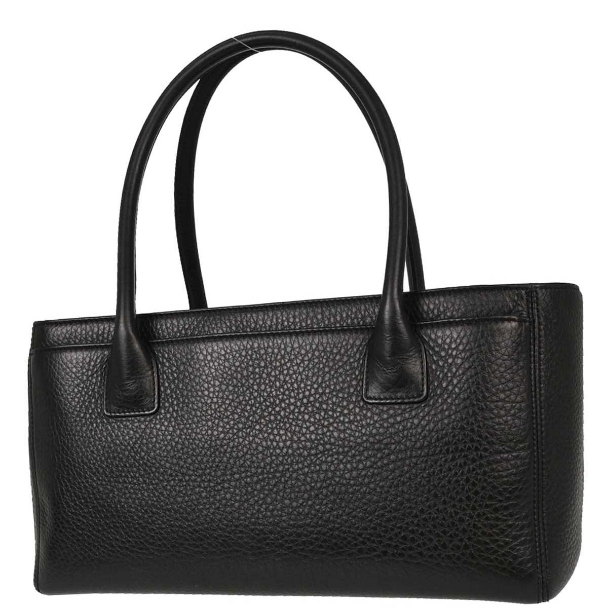 Chanel Black Deerskin Executive Cerf Tote Bag