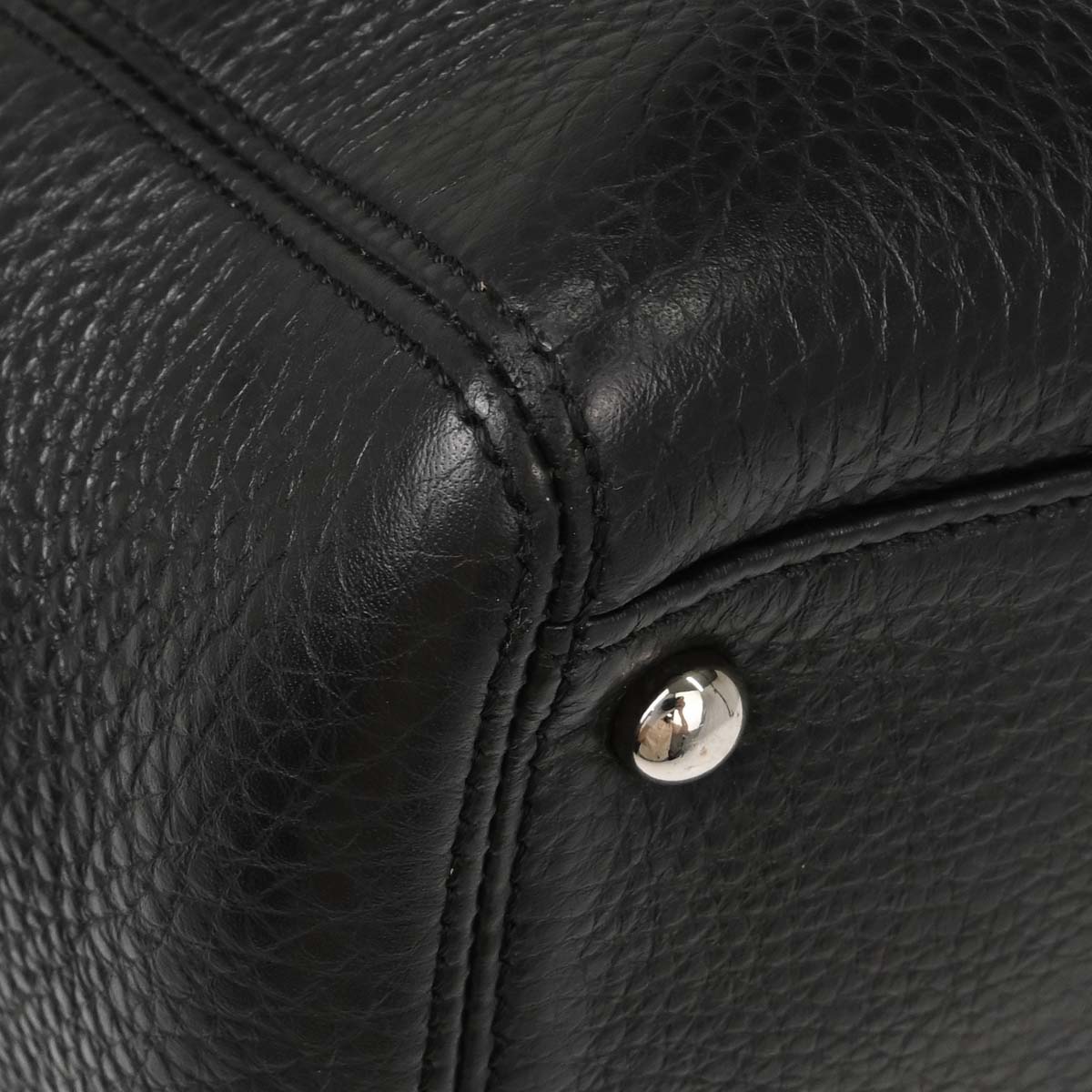 Chanel Black Deerskin Executive Cerf Tote Bag