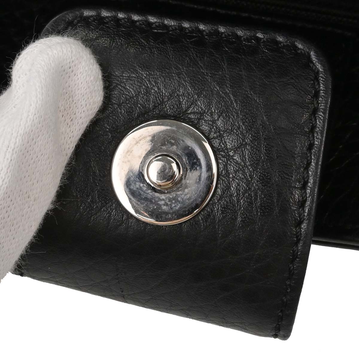 Chanel Black Deerskin Executive Cerf Tote Bag