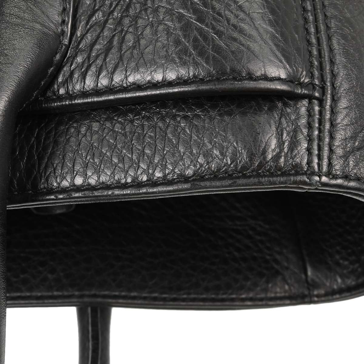 Chanel Black Deerskin Executive Cerf Tote Bag