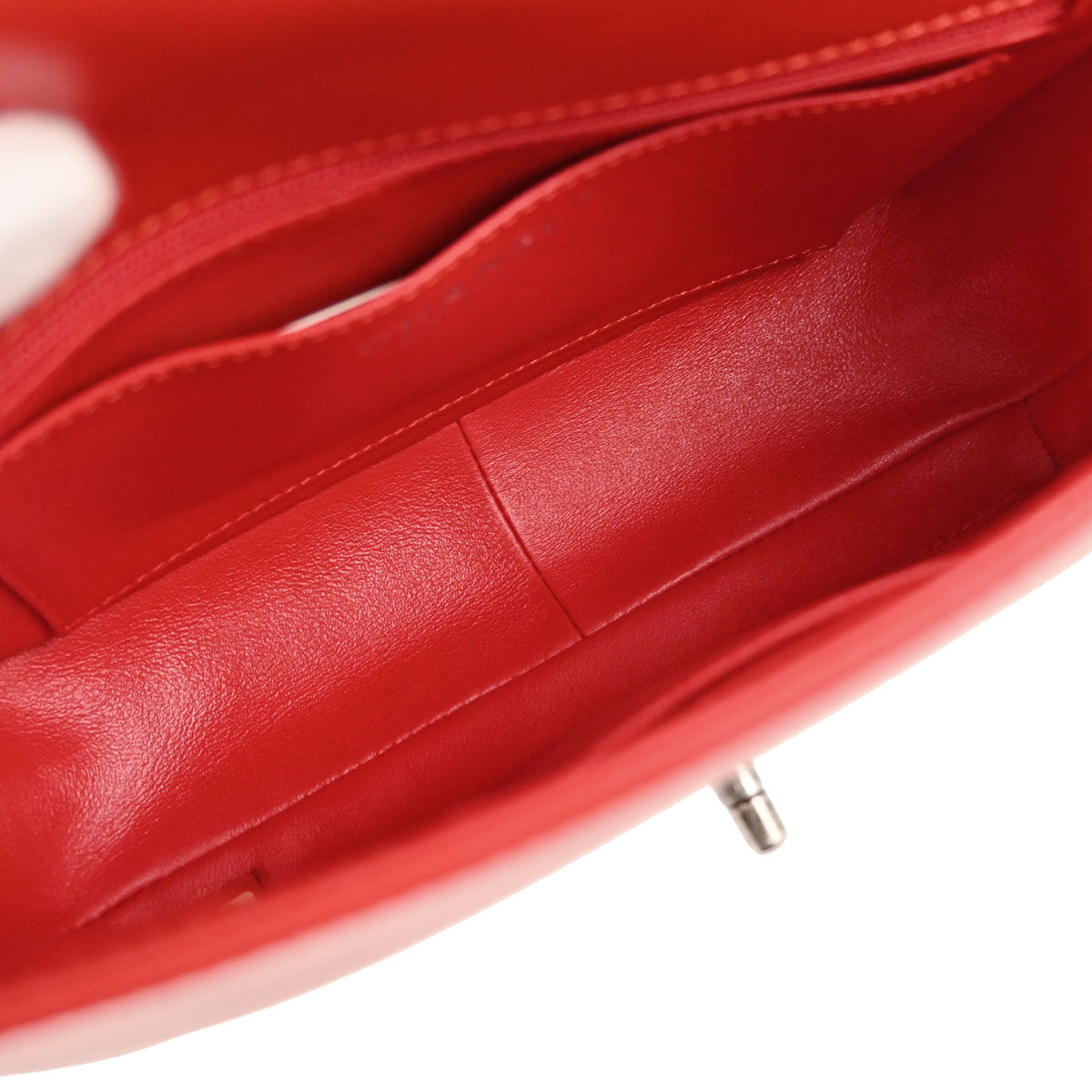 Chanel 2017-2018 Red Lambskin Rock My Shoulder Bag
