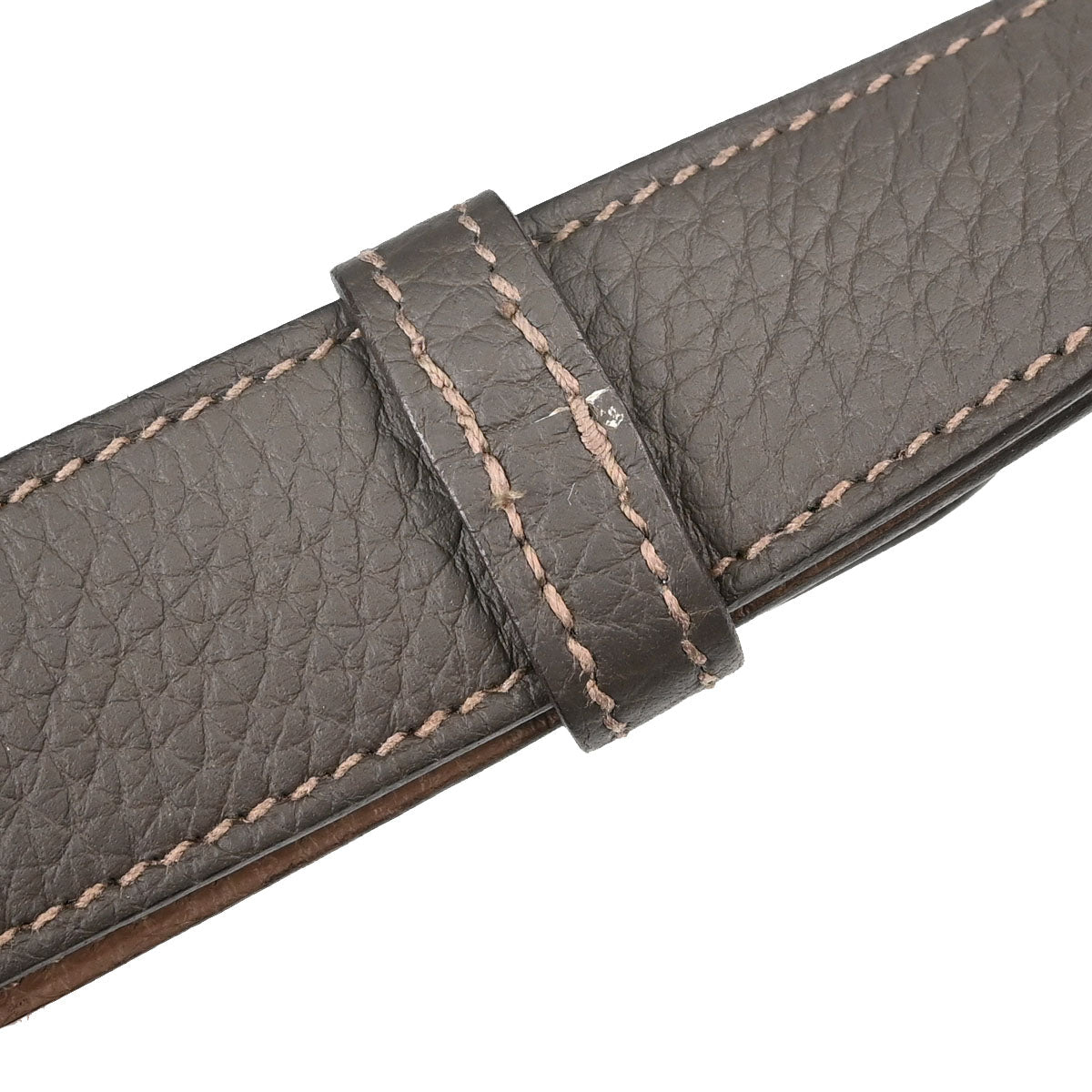 Hermes Etain Taupe Gray Taurillon Verso So Kelly 22 Shoulder Bag
