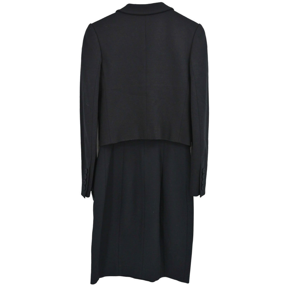 Prada 2011 Setup Suit Jacket Dress Black #38