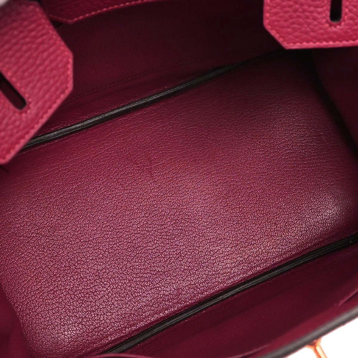 Hermes 2016 Rouge Grenade Taurillon Clemence Birkin 30 Handbag