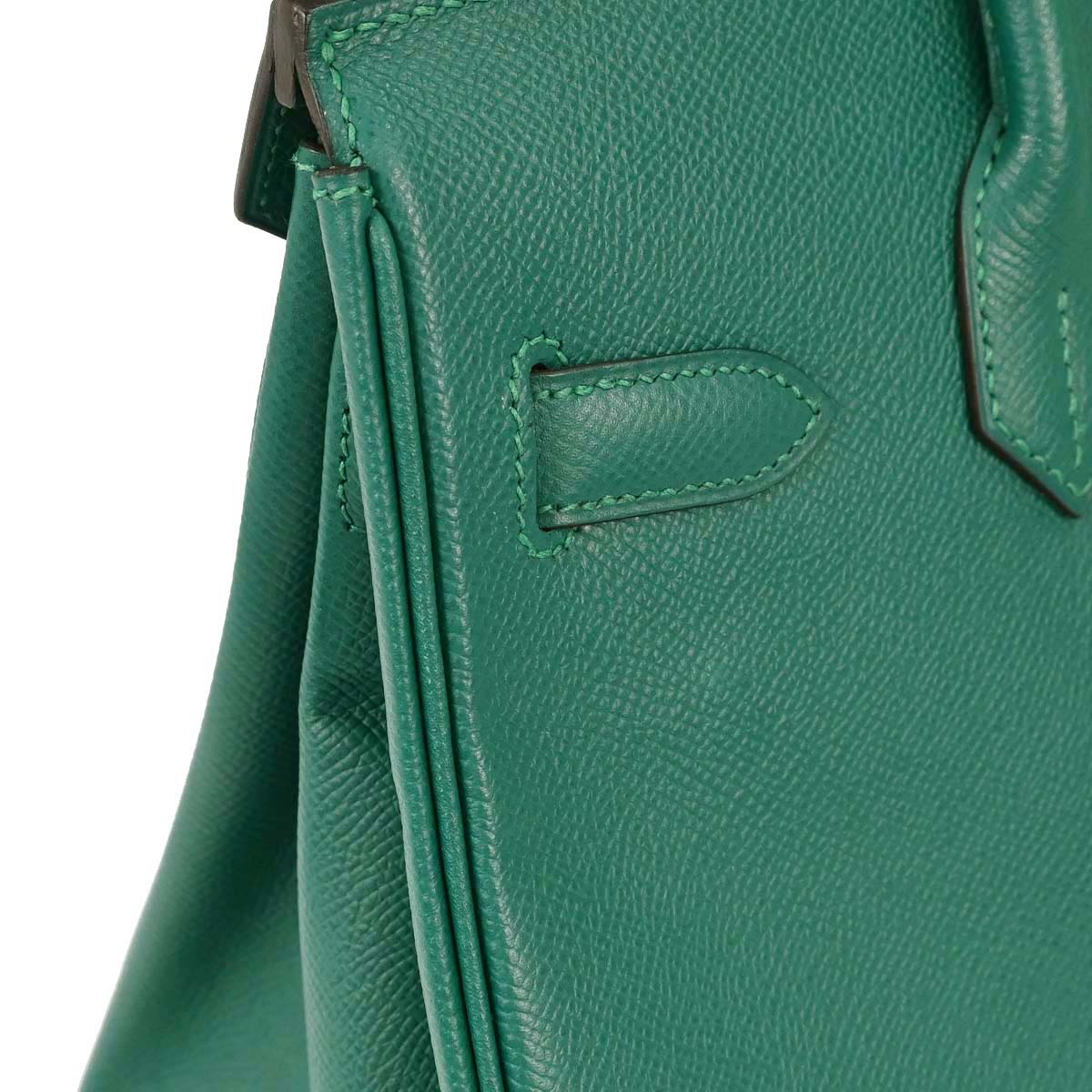 Hermes 2013 Malachite Epsom Birkin 30 Handbag