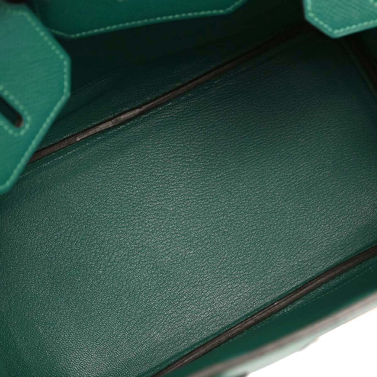 Hermes 2013 Malachite Epsom Birkin 30 Handbag