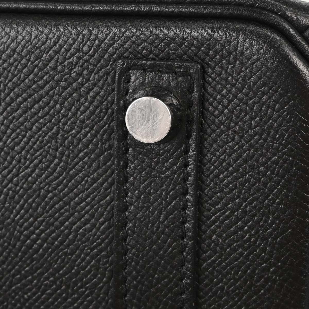 Hermes Black Epsom Birkin 30 Handbag