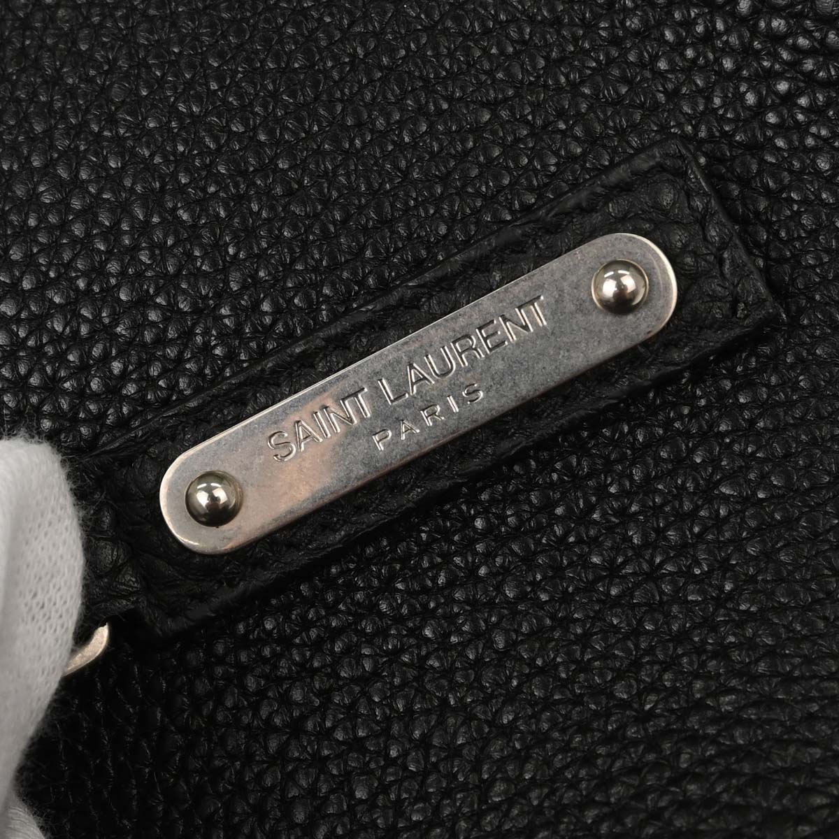 Saint Laurent Black Leather Baby Sac de Jour 2way Shoulder Handbag