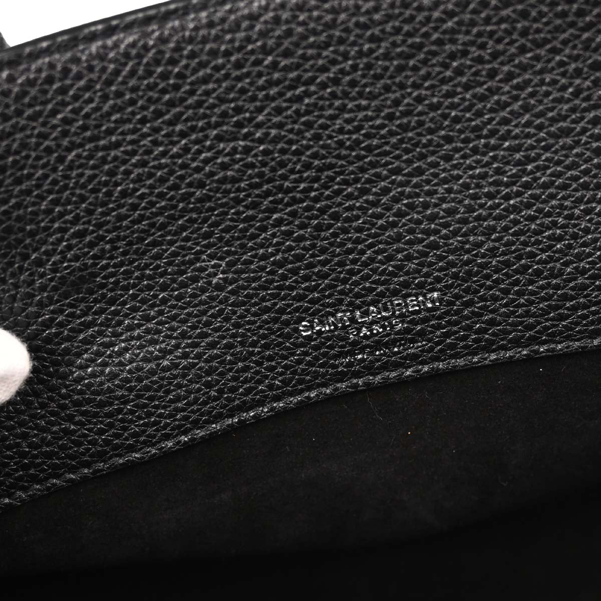 Saint Laurent Black Leather Baby Sac de Jour 2way Shoulder Handbag