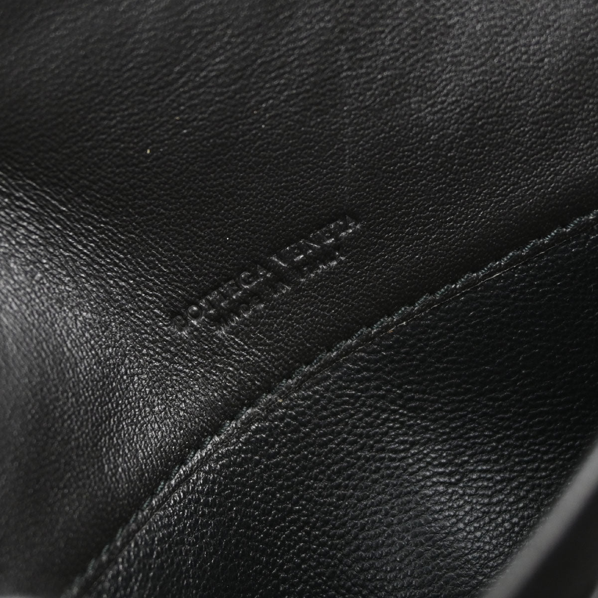 Bottega Veneta Black Lambskin Intrecciato Long Wallet