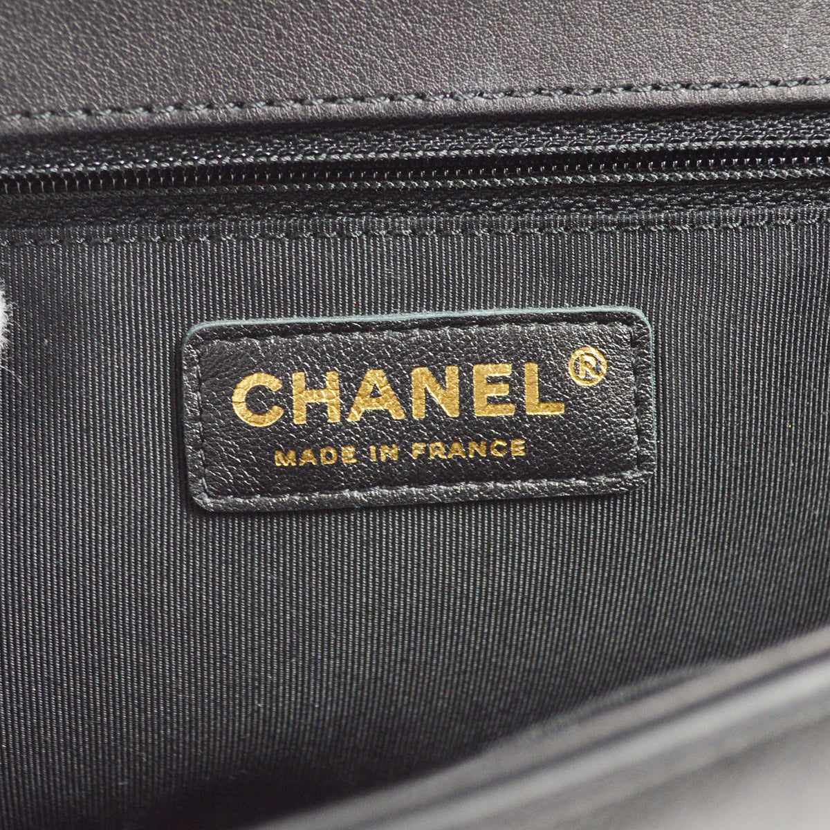 Boy Chanel 2014-2015 Black Lambskin Double Chain Shoulder Bag