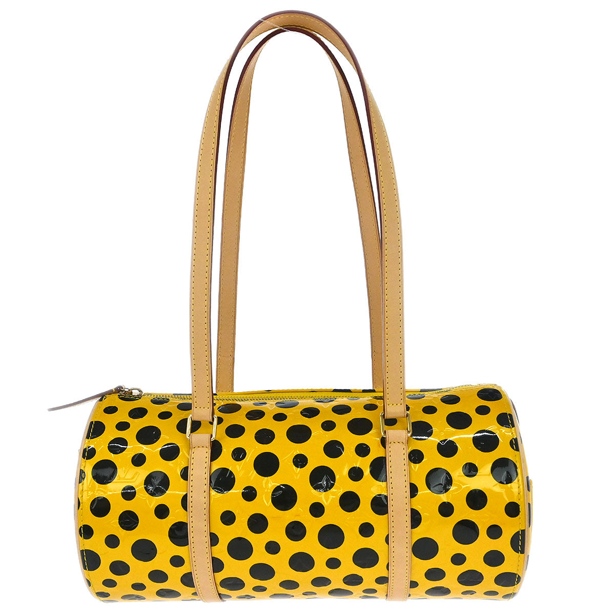 Louis Vuitton Yellow Vernis Dot Infinity Papillon Handbag M91424
