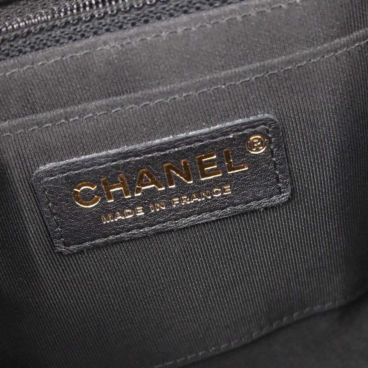 Chanel Black Lambskin Straight Flap Shoulder Bag