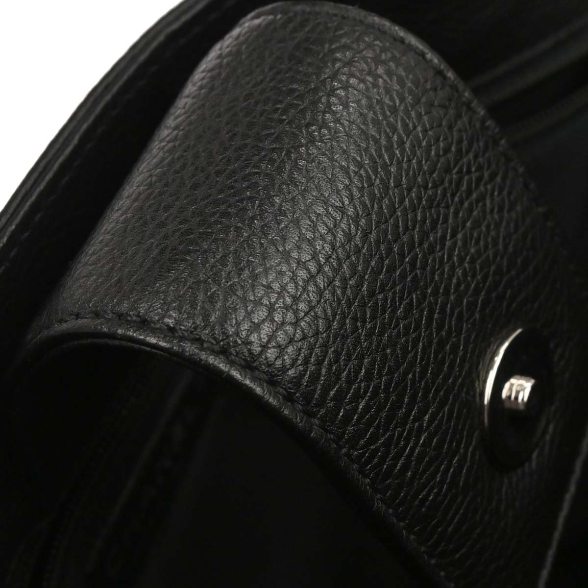 Chanel Black Calfskin Cerf Executive Tote 2way Shoulder Bag