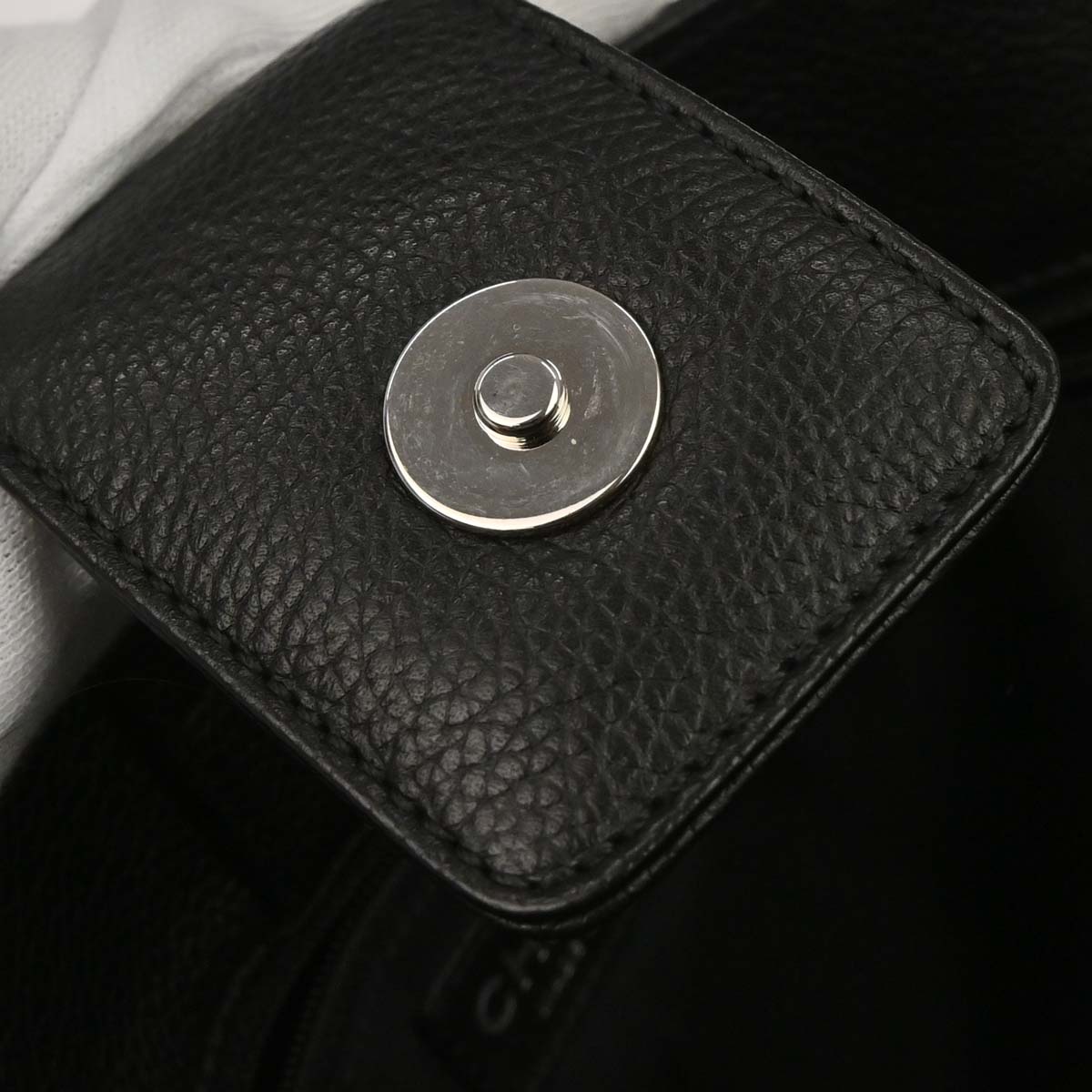 Chanel Black Calfskin Cerf Executive Tote 2way Shoulder Bag