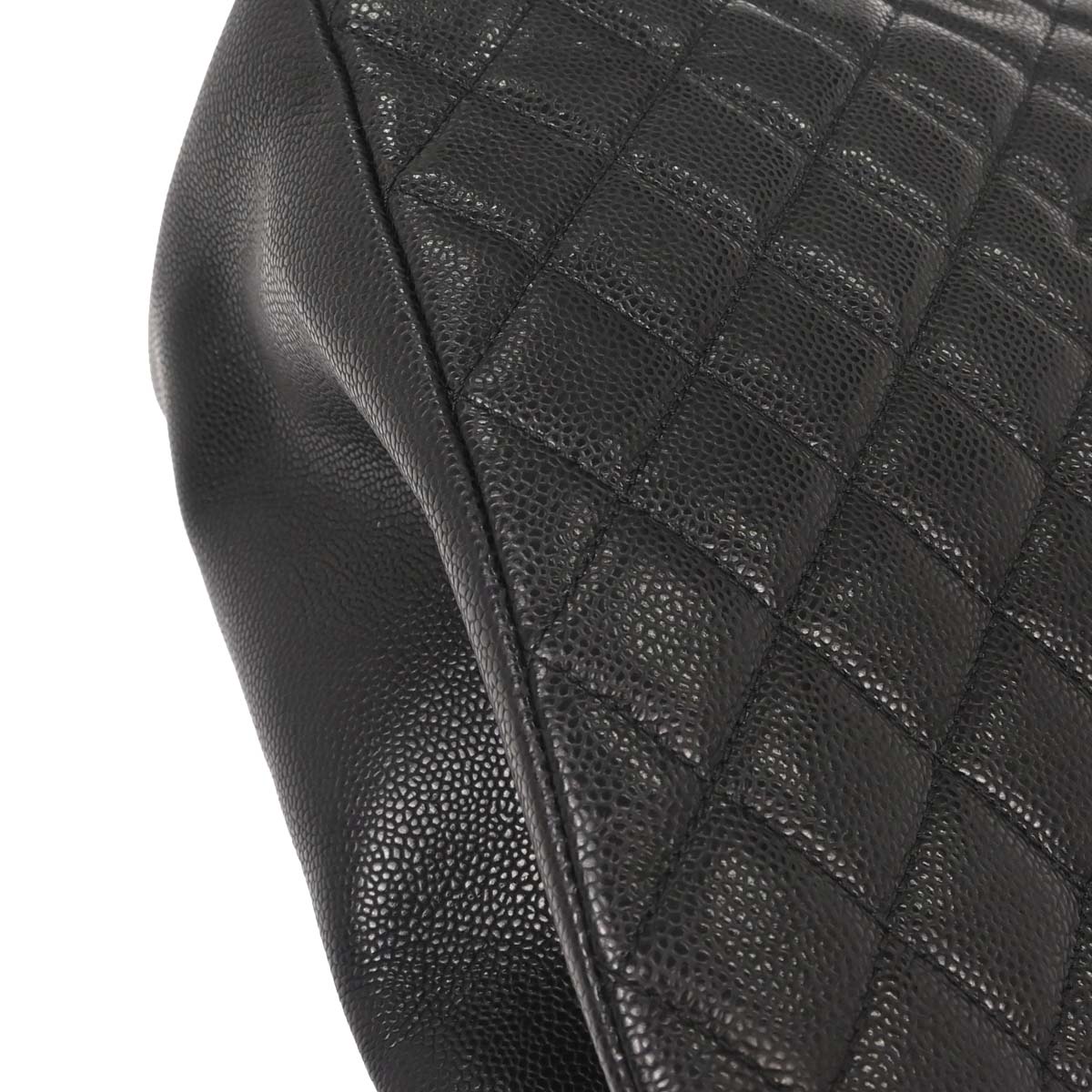 Chanel Black Caviar Skin Grand Shopping Tote GST XL Chain Handbag