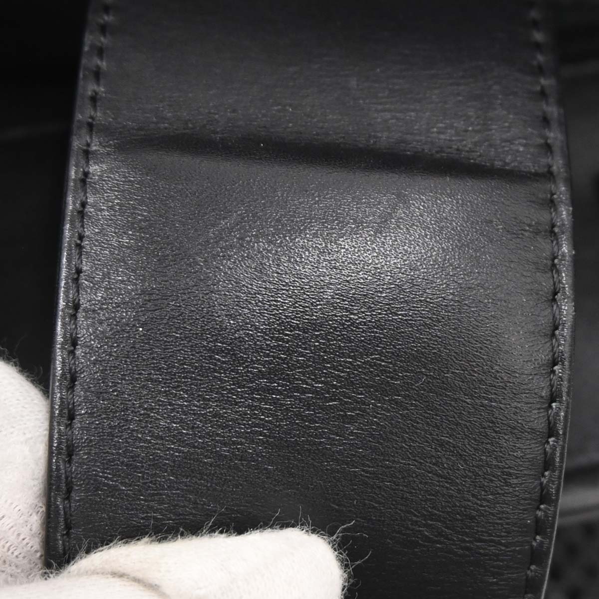 Chanel Black Perforated Calfskin Up In The Air Tote 2way Shoulder Chain Handbag