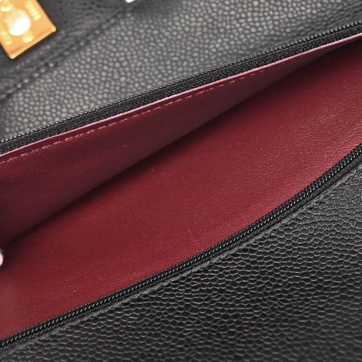 Chanel Black Caviar Skin Maxi Classic Double Flap Shoulder Bag