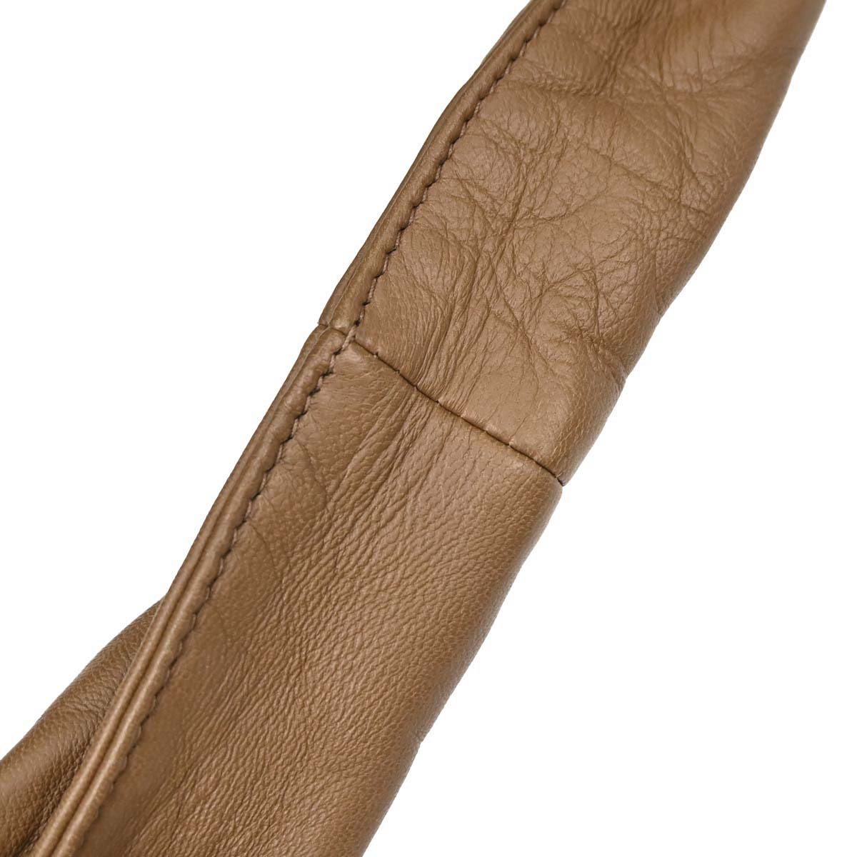 Bottega Veneta Brown Lambskin Intrecciato Hobo Handbag