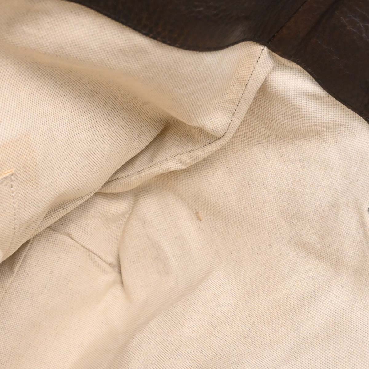 Gucci Beige Canvas Bamboo GG Tote Handbag
