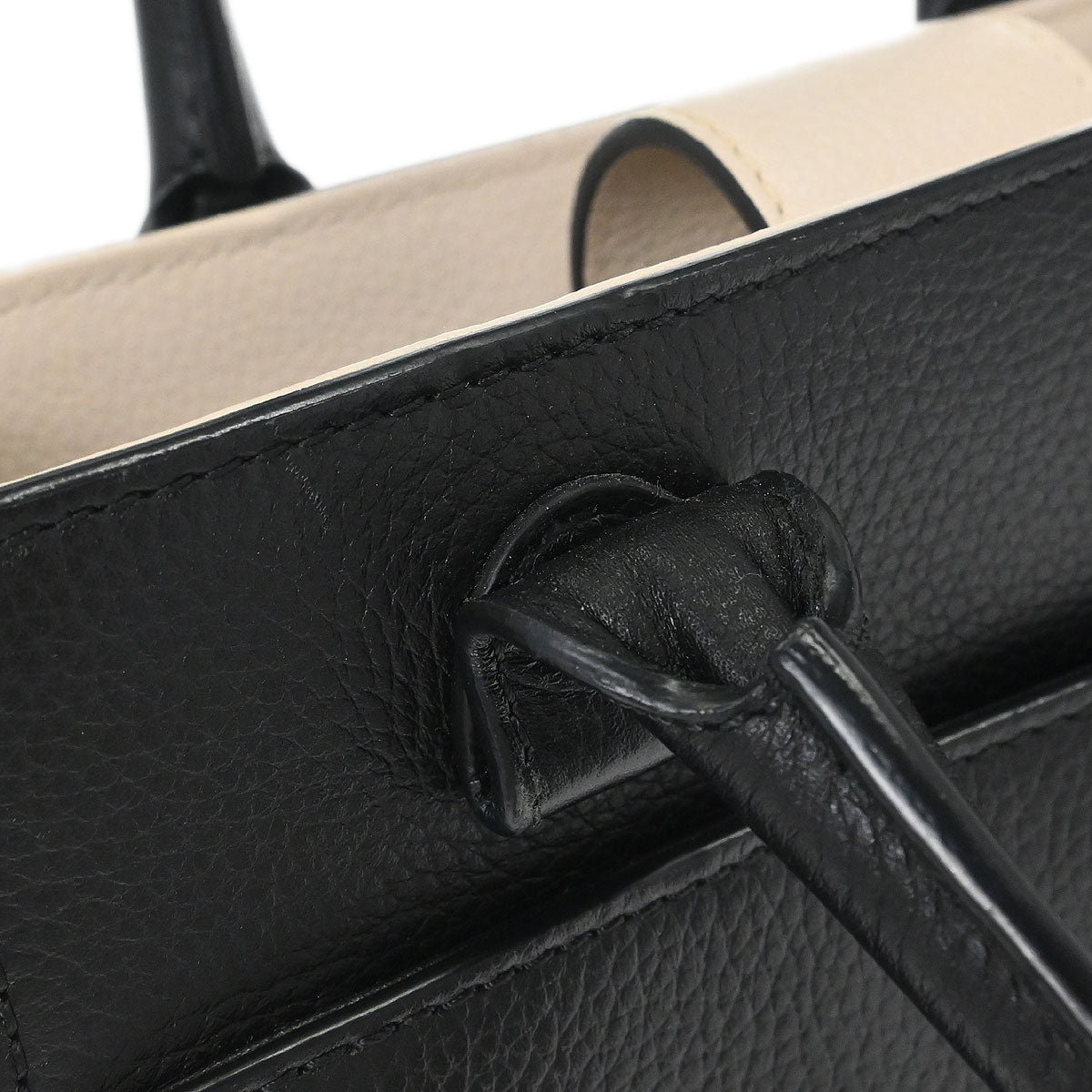 Chanel Black Ivory Calfskin Neo Executive Mini Tote 2way Shoulder Handbag
